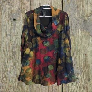 Ali Miles cowl neck shirt. 1X